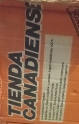 Tienda de campaña canadiense Modelo-17