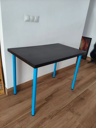 Conjunto Escritorio Juvenil Negro y Azul