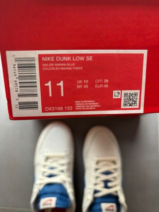 Nike Dunk Low SE Swoosh Azul Marino