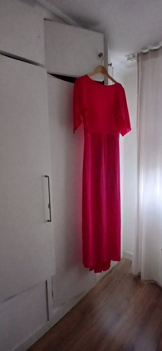 Vestido de fiesta rosa/rojo