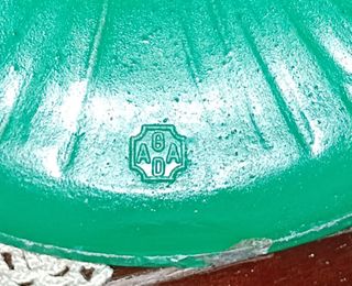 Candelabro vintage metal verde 3 velas