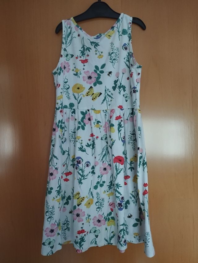 Vestido H&M niña flores y mariposas