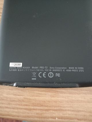 Sony PRS-T2 Lector Ebook Negro