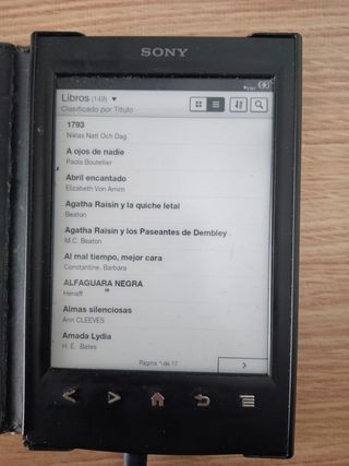 Sony PRS-T2 Lector Ebook Negro