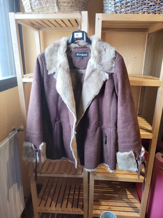 Abrigo vintage pelo El Corte Inglés Talla 40