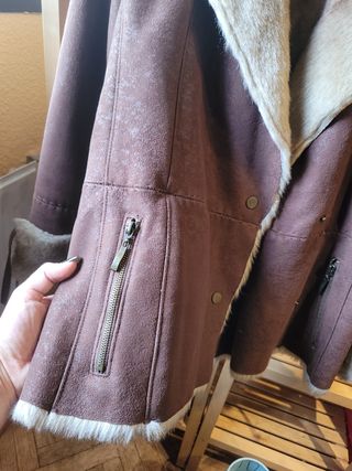 Abrigo vintage pelo El Corte Inglés Talla 40