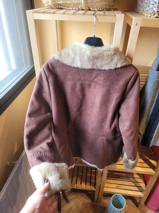 Abrigo vintage pelo El Corte Inglés Talla 40