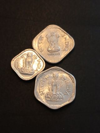  India 1971/1987 3 monedas