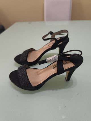 Sandalias Corina Negras Talla 36