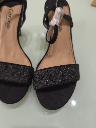 Sandalias Corina Negras Talla 36