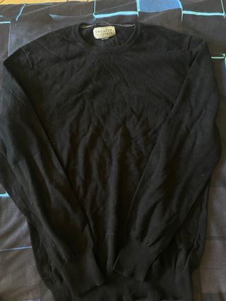 Maglione Baci e Abbracci V-neck Nero taglia L