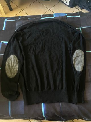 Maglione Baci e Abbracci V-neck Nero taglia L