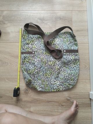 Bolso tote lona forrado