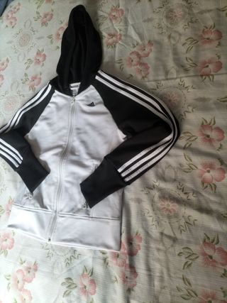 Jersey Adidas Mujer Blanco y Negro