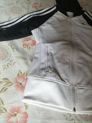 Jersey Adidas Mujer Blanco y Negro