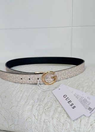 Cinturón Guess Beige y Dorado 90cm