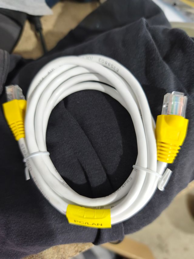 Cable Ethernet Blanco PC/LAN