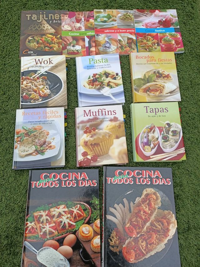 Libros de cocina lote