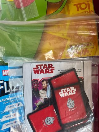 Lote cromos Star Wars, Harry Potter, Marvel