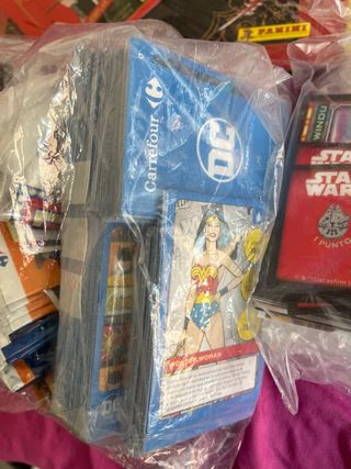 Lote cromos Star Wars, Harry Potter, Marvel