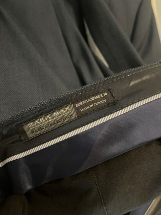Traje de chaqueta azul hombre