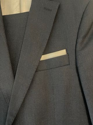 Traje de chaqueta azul hombre