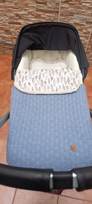 Saco para capazo azul