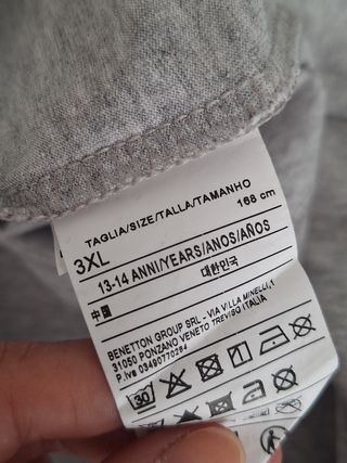 Camiseta Benetton niño manga larga