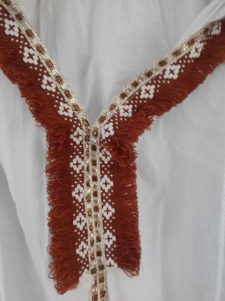 Blusa Venca Algodón Bordada Talla L