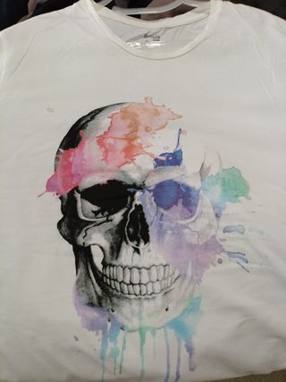 Camiseta Fórmula Joven Talla XL Calavera