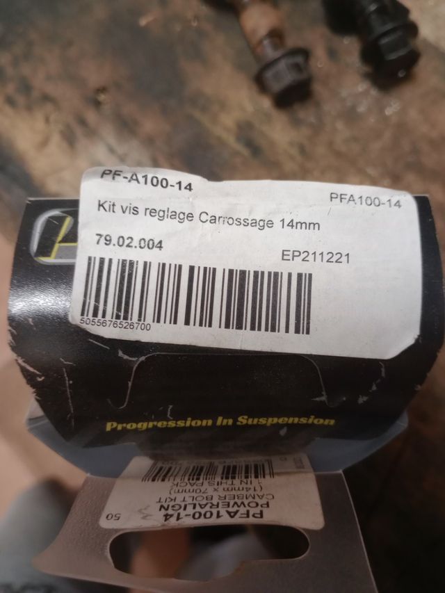 Tornillos Regulación Caída Clio Sport