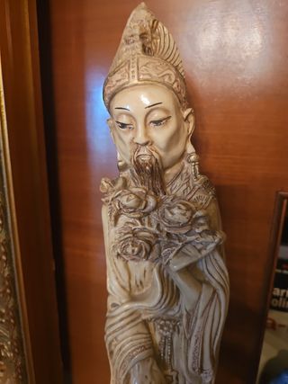 Pareja de figuras chinas escayola