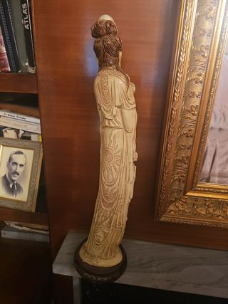 Pareja de figuras chinas escayola