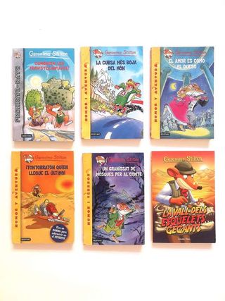 6 libros Geronimo Stilton