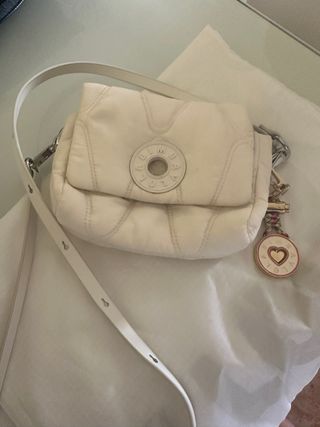 Bolso Bimba y Lola blanco y dorado