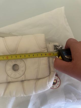 Bolso Bimba y Lola blanco y dorado