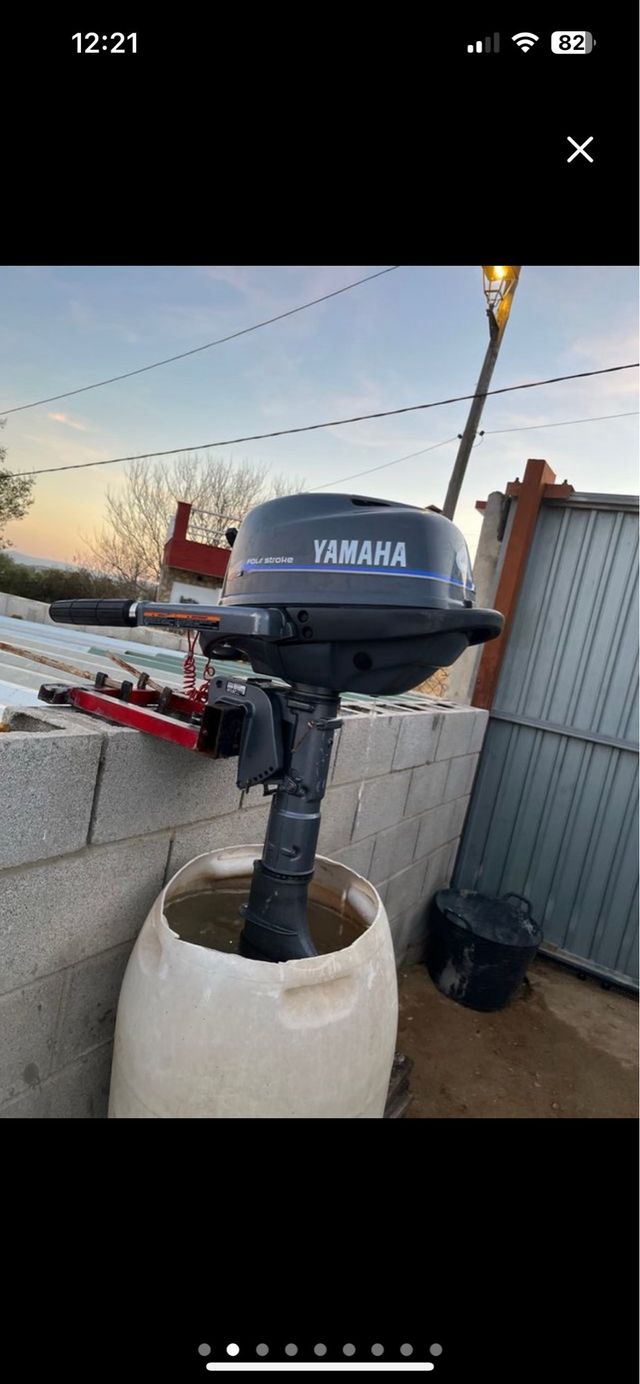 Motor fueraborda Yamaha 4CV 4 tiempos