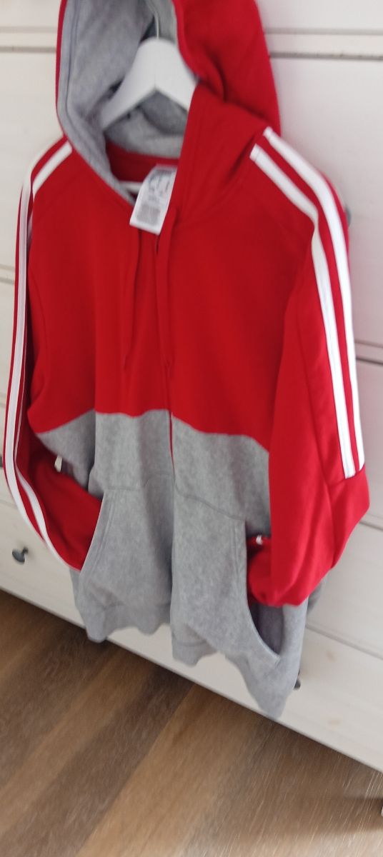 Sudadera Adidas cremallera algodón XL
