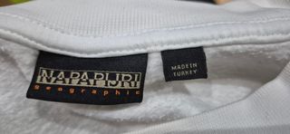 Sudadera Napapijri Blanca Talla S