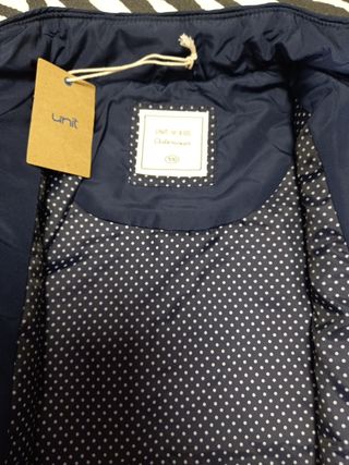 Parka escolar azul marino nueva a estrenar 
