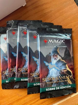 5 Sobres Magic El Señor de los Anillos