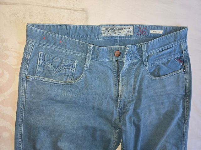 Pantalón vaquero hombre azul
