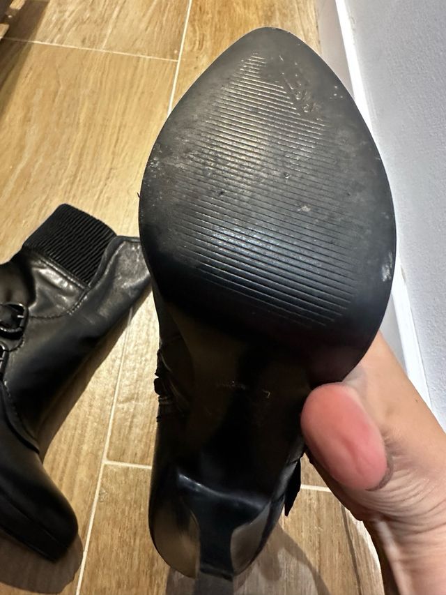 Botines Guess Piel Negros Mujer