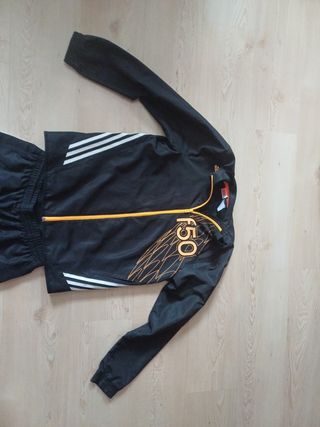 Chándal Adidas Negro y Naranja Niño/Joven