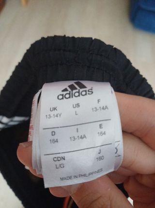 Chándal Adidas Negro y Naranja Niño/Joven