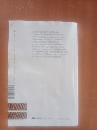 Historia universal. El Cercano Oriente.