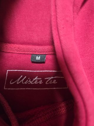 Sudadera Mister Tee Pray Talla M Roja