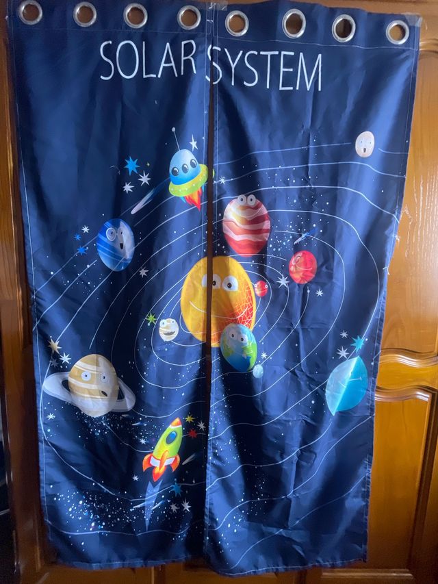 Cortinas Infantiles Sistema Solar