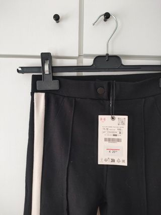 Pantalón Zara Raya Blanca