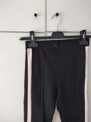 Pantalón Zara Raya Blanca